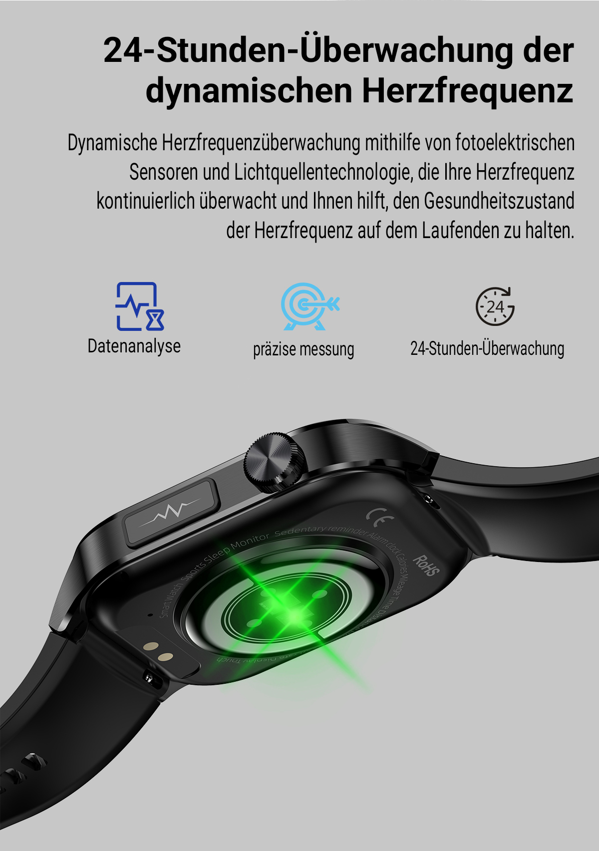 Kardena® CARE Pro 4 mit SOS-Funktion & Blutanalyse